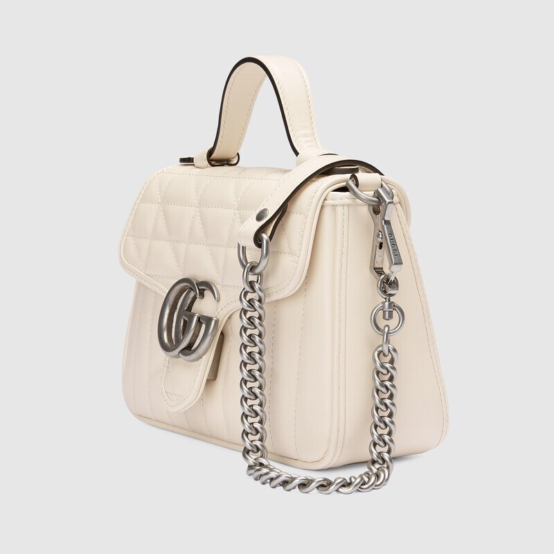 Marmont Mini Top Handle Bag Shoulder Bag 583571 White